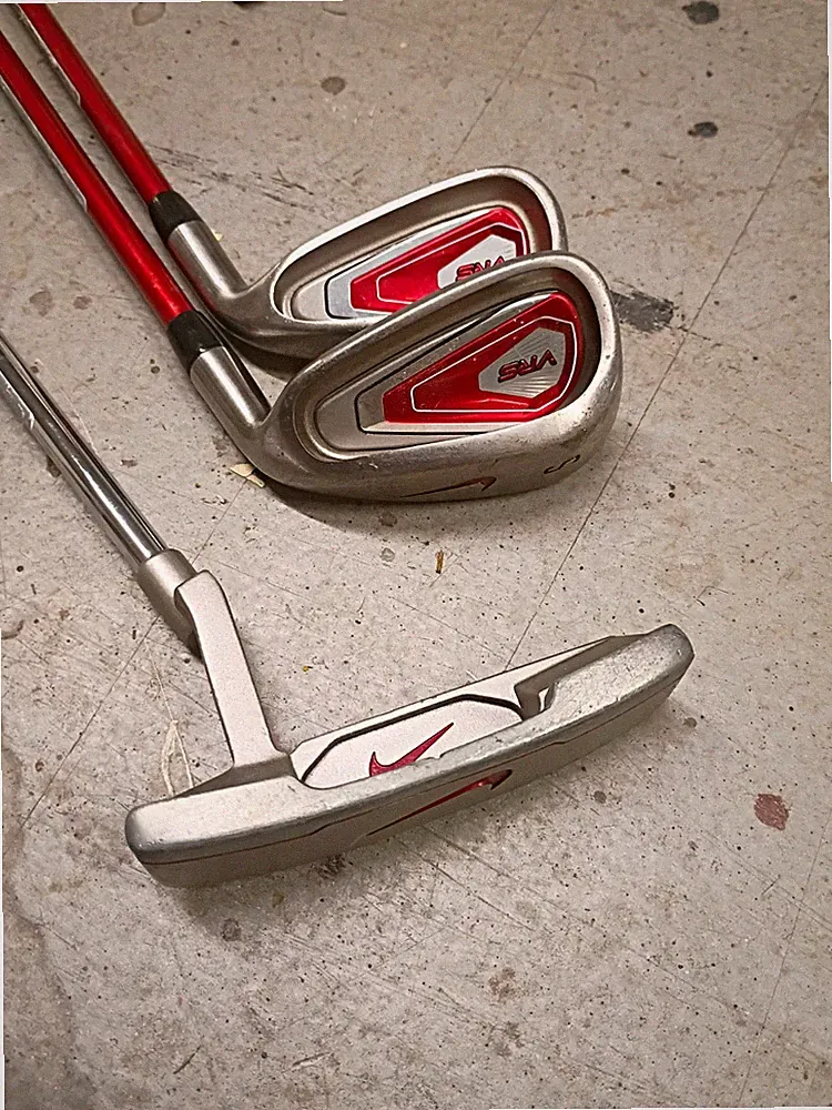 Nike VRS junior 7, sw, putter