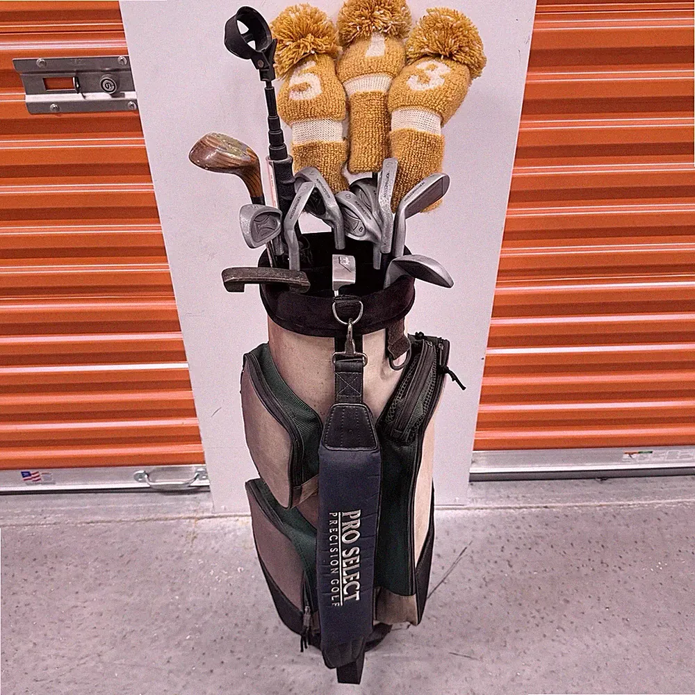 Northwestern Oversize Golf Club Set 15pc w/ Pro Select Bag Woods Irons Putter