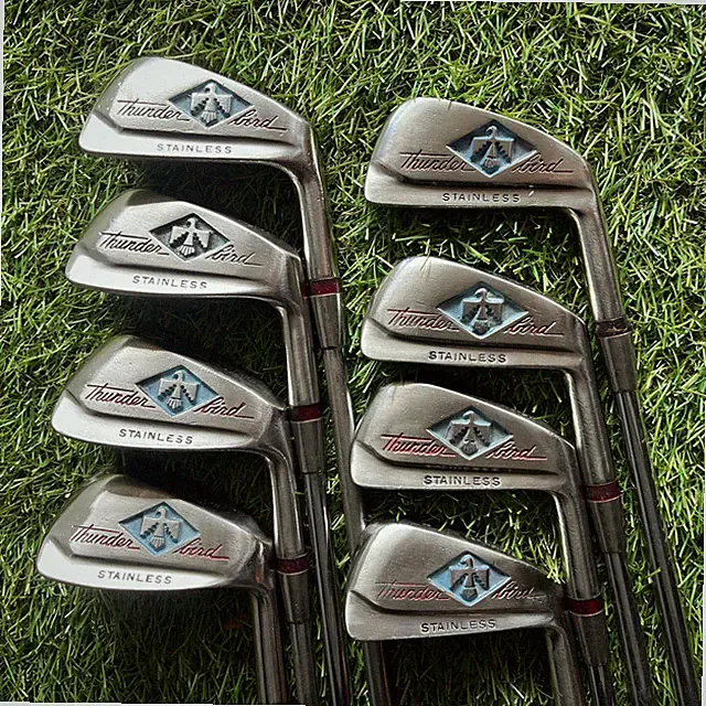Northwestern Thunderbird Iron Set 3-Pw New Grips Stiff Vintage Blades Stainless