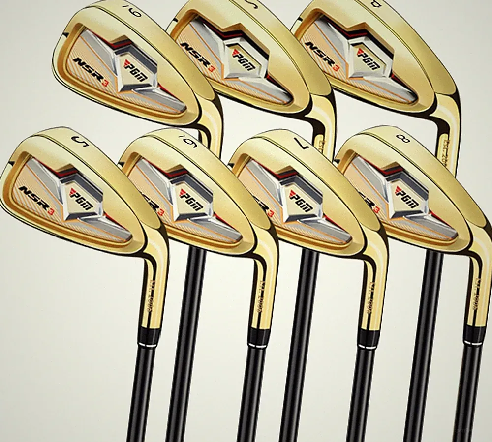 NSR III Golf Iron Set with Graphite Shafts for Right-Handed Golfers - R Flex