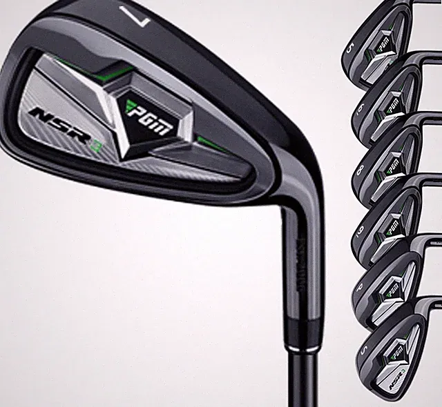NSR III Golf Irons Set (5-PW, S) with Graphite Shafts for Right-Handed Golfers