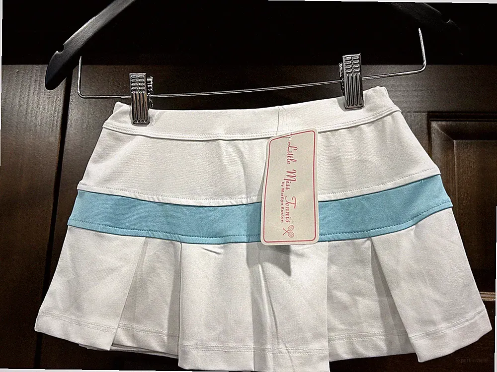NWT! LITTLE MISS TENNIS Girls Skort Athletic Wear Golf Performance Sz 4/5