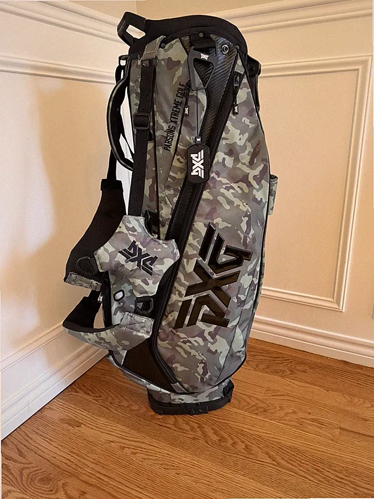 NWT PXG Fairway Camo Carry Stand Bag $325 Double & Single Straps & Rain Hood