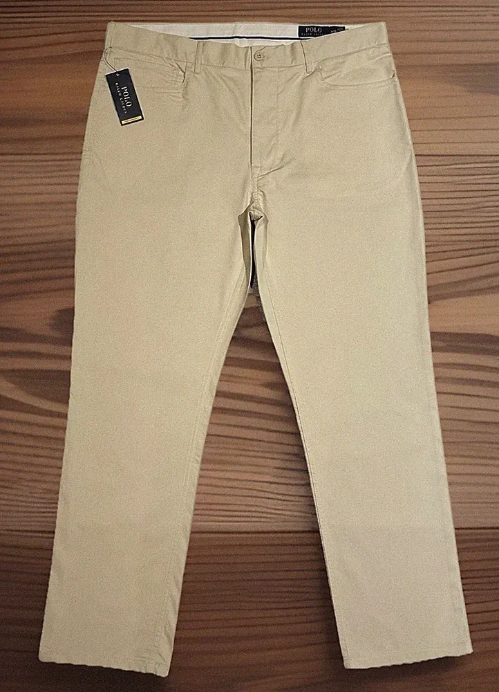 NWT!! Ralph Lauren Polo Golf 5-pocket Performance Pants Men’s 36x30 Basic Sand