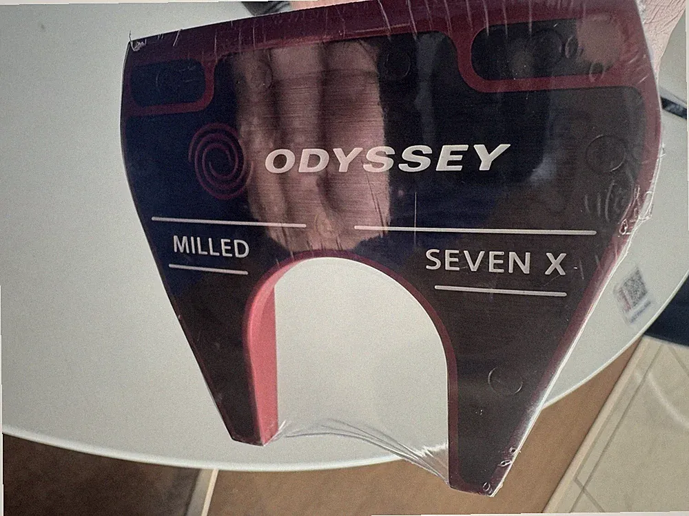 ODYSSEY 2025 RED MILLED SEVEN X PUTTER 35 IN