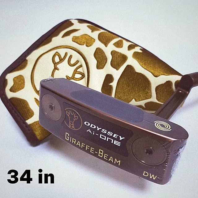 Odyssey Ai-One Giraffe-Beam DW Double Wide Putter 34" w/HC RH New