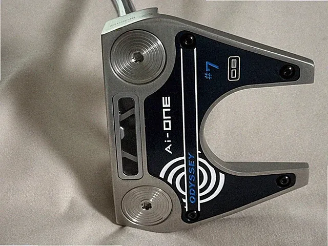 Odyssey Ai-ONE Silver 7 DB Right-Hand 36” Putter+Headcover+Extra Weights