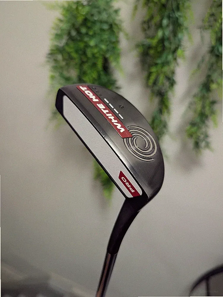 Odyssey Black WHITE HOT PRO 9 Left-Handed Putter Golf Club w Headcover ⛳ 34"