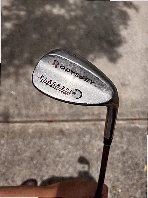Odyssey Blackspin Stronomic Insert W 61° Wedge Steel Shaft RH Silver Black White