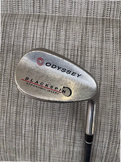 Odyssey Blackspin Stronomic W S/F Sand Wedge 56 Deg Steel Odyssey Grip RH