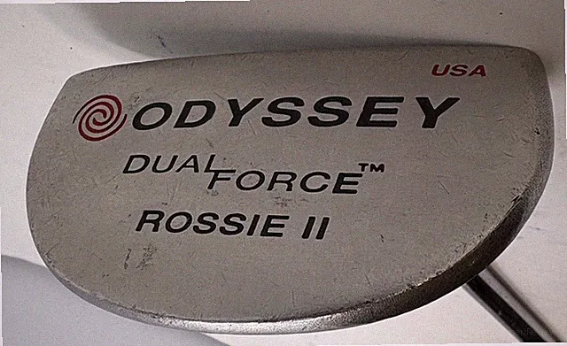 Odyssey Dual Force Rossie II Putter 35” RH Mallet Steel Shaft Used Classic