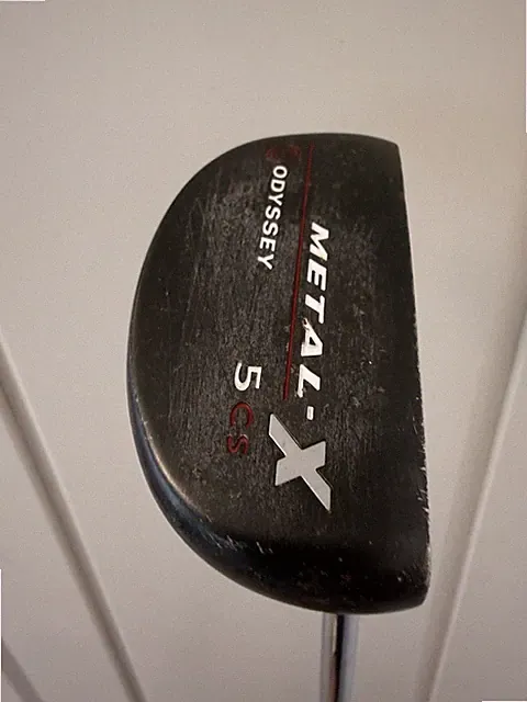 Odyssey metal X 5 CS center shaft putter 35” golf club right handed