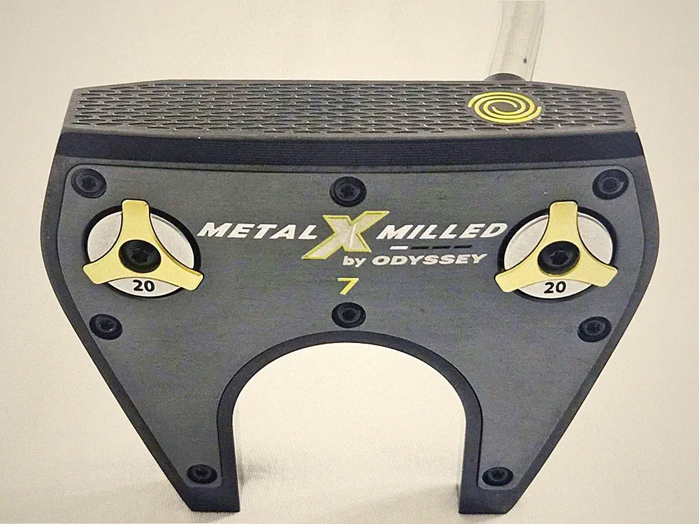 Odyssey Metal-X Milled 7 Putter 34" (Mallet, Double Bend) Golf Club
