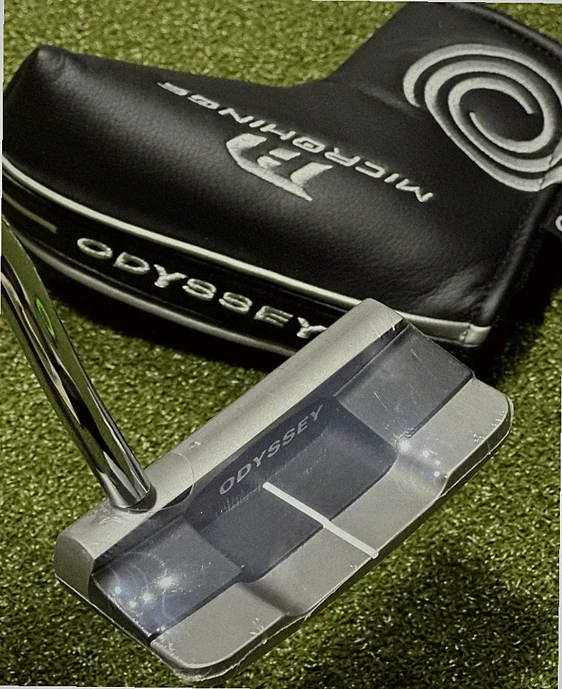 Odyssey Microhinge Double Wide Double Bend Blade Putter 35" w/ Headcover NEW