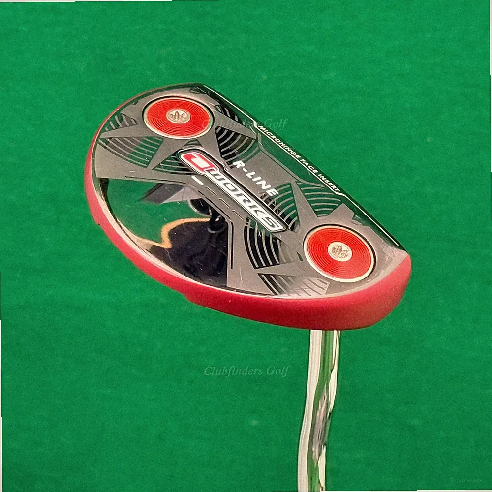 Odyssey O-Works R-Line Red 35" Double-Bend Mallet Putter w/ Stability Tour