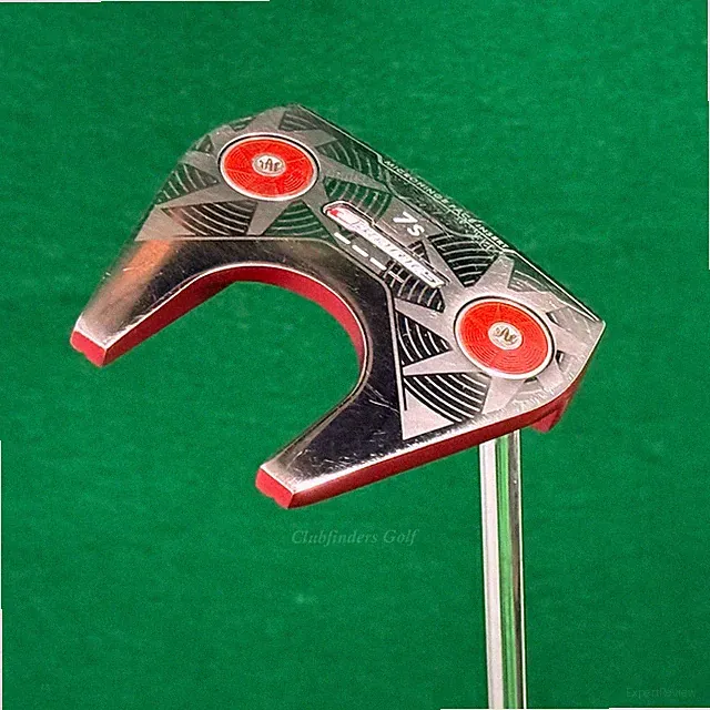 Odyssey O-Works Red 7s 34" Slant-Neck Mallet Putter Golf Club w/ Super Stroke