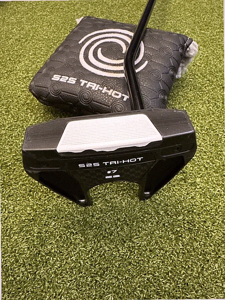 Odyssey Square 2 Square TRI-HOT #7 Black Single Bend Putter 35” RH New