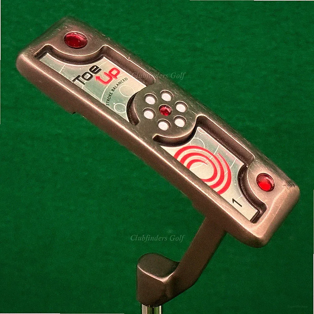 Odyssey Toe Up #1 34.5" Stroke-Balanced Putter Golf Club w/ Stroke Lab Red