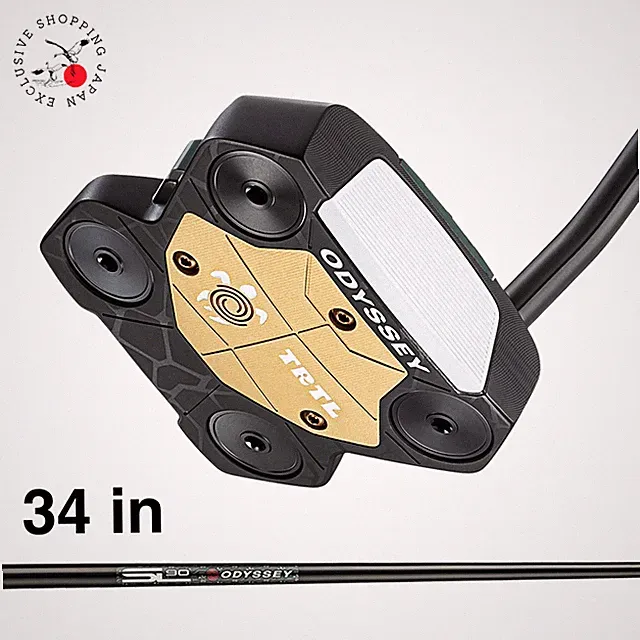 Odyssey TRTL DB Mallet Putter Double Bend Turtle 2026 Stroke Lab Steel 34in PSL