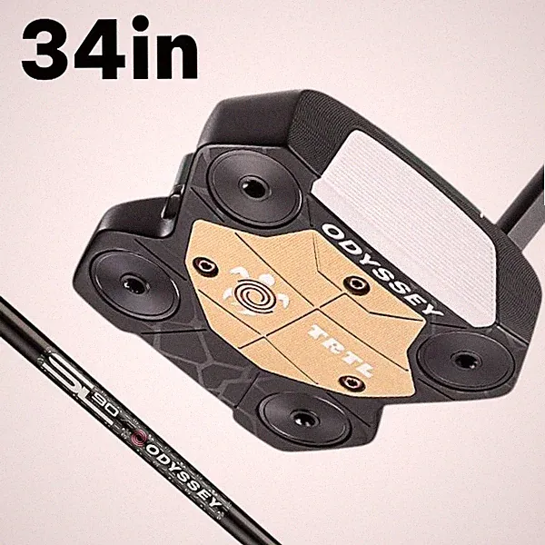 Odyssey TRTL S Putter 34" Stroke Lab 90 Short Slant w/HC 2026 Pre-Sale New