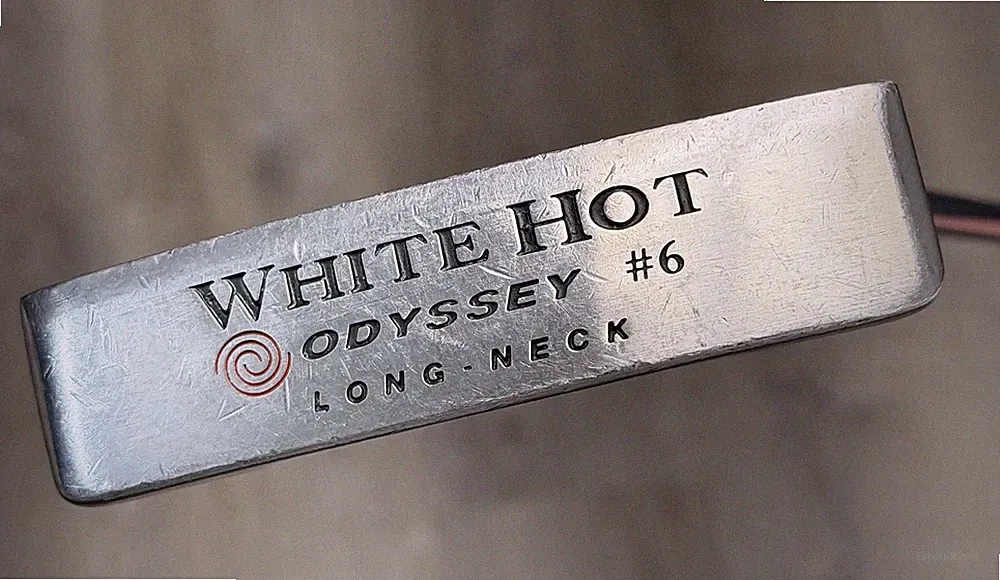 Odyssey White Hot #6 Putter Long Neck Right Handed 35” Mint