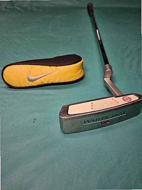 Odyssey White Hot XG #1 Blade Style Putter RH Used 35 W/ Nike Tiger Woods Cover