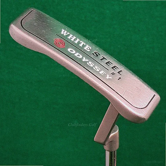 Odyssey White Steel #1 Plumbers-Neck 35" Blade Putter Golf Club