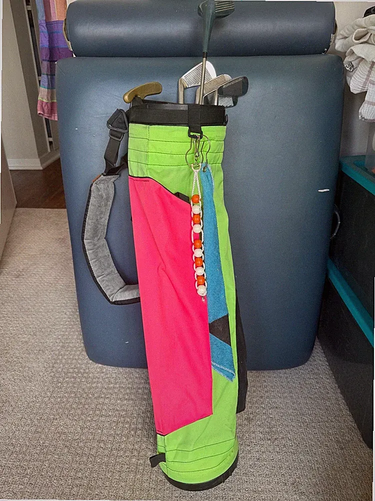 old golf clubs women set including balls and tees