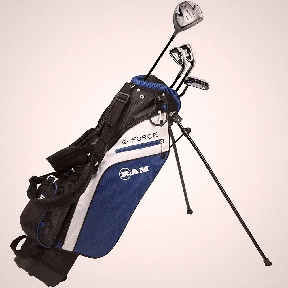 OPEN BOX Ram Golf Junior G-Force Boys Golf Clubs Set with Bag, Left Hand