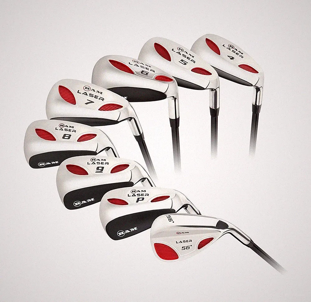 OPEN BOX Ram Golf Laser Hybrid Irons Set 4-SW (8 Clubs) - Mens Right Hand