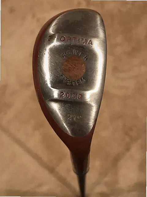 Optima 2000 21° Degree Hybrid RH Golf Club Garam Graphite Shaft Power System