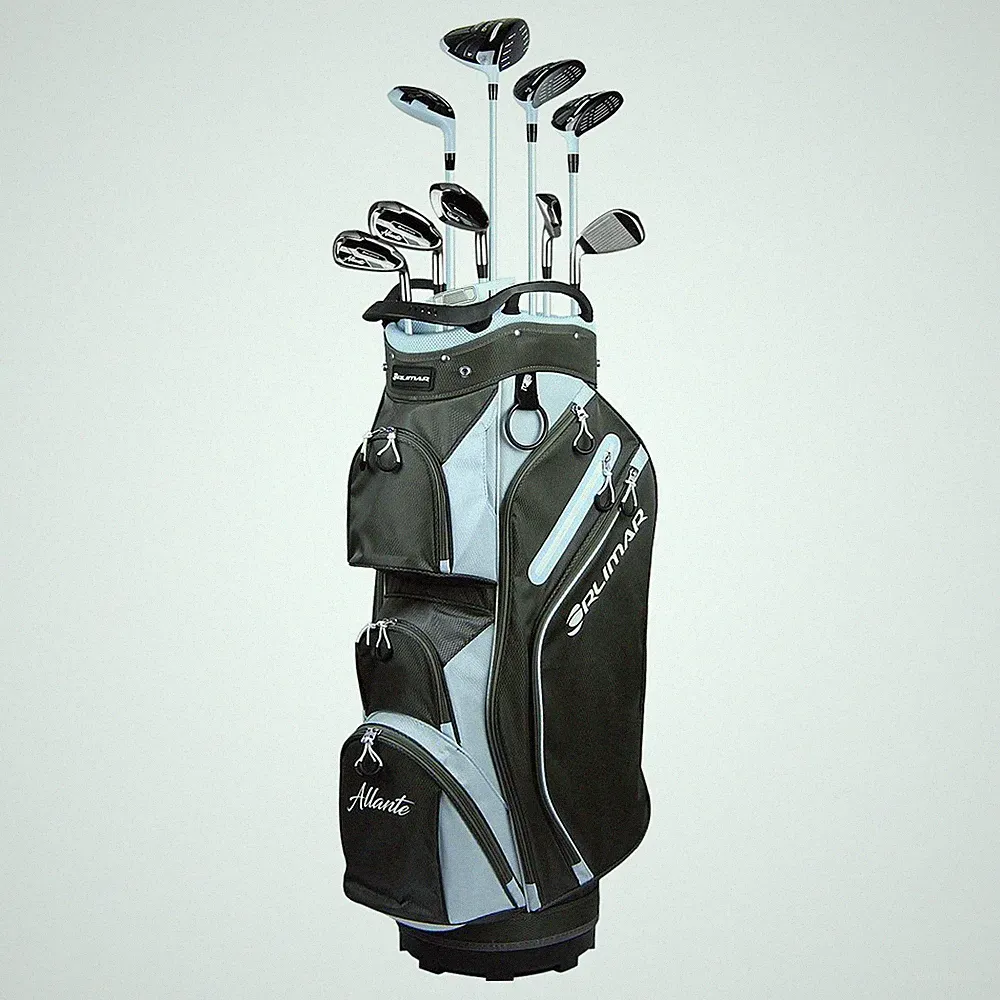 Orlimar Allante Womens Left-Hand Premium Golf Club Set 2025, w/Bag - Black/Blue