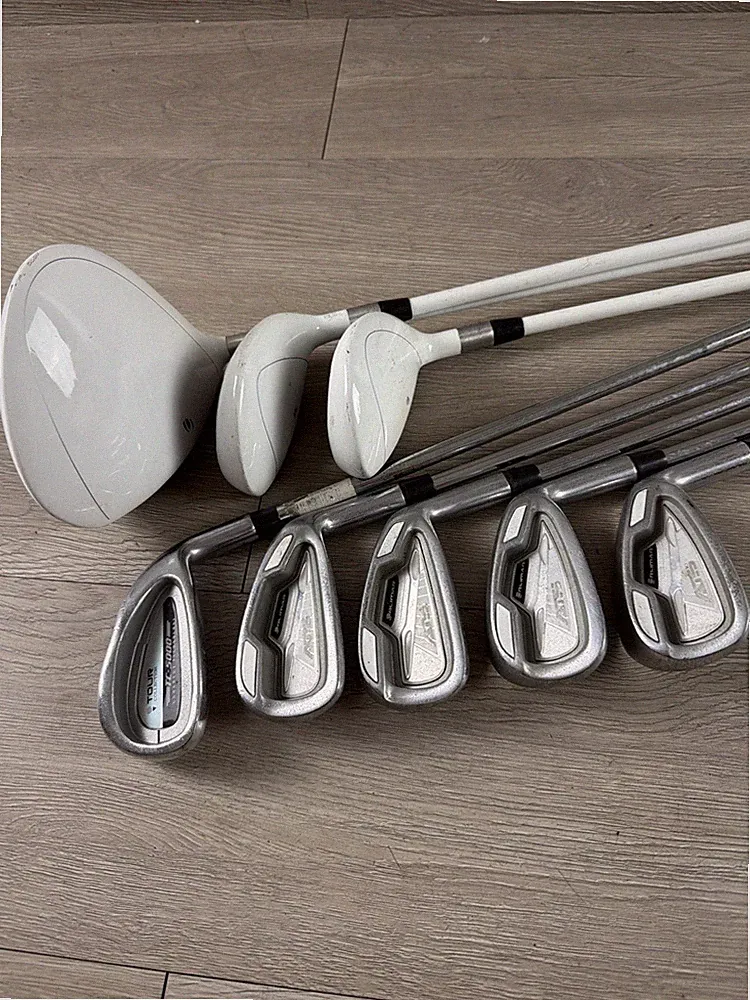 Orlimar ATS Golf Set Men’s Uniflex Graphite Steel Irons 6-9 3, 4 Hybrid, Driver