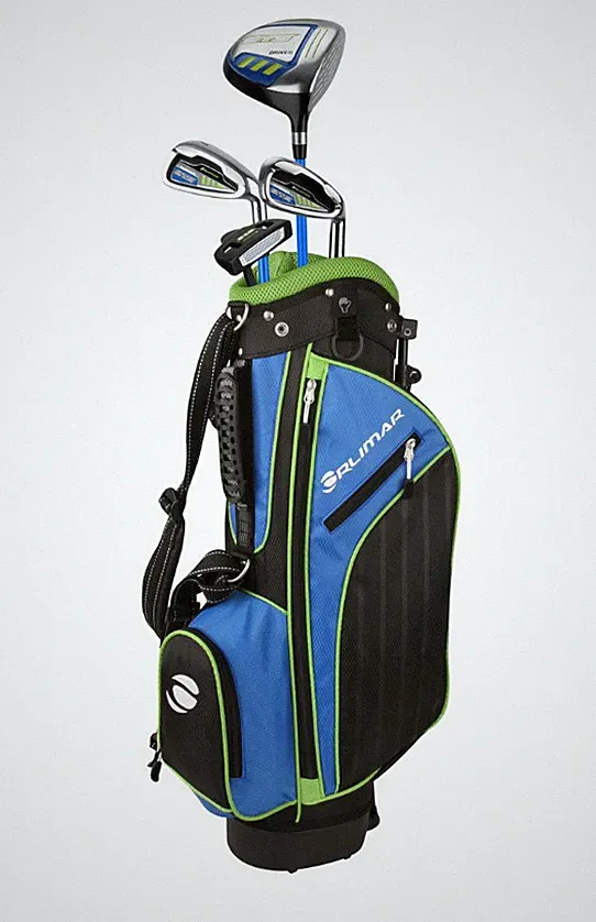 Orlimar ATS Junior Boys' Blue/Lime Series Complete Golf Club Set (Ages 5-8)
