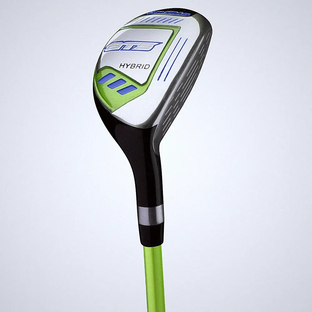 Orlimar ATS Junior Boys Hybrid Golf Club -Lime/Blue Ages 3-5 Kids Golf Club, New
