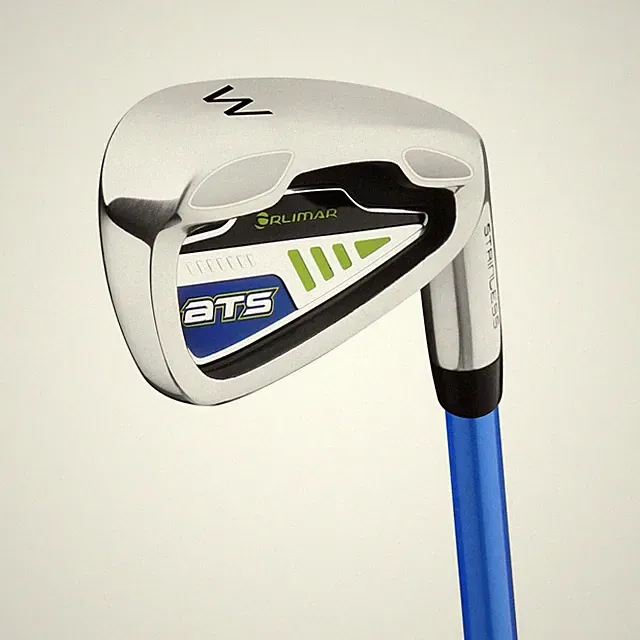 Orlimar ATS Junior Boys Wedge RH/LH Ages 5-8 Blue/Lime 45.5° Golf Club - NEW