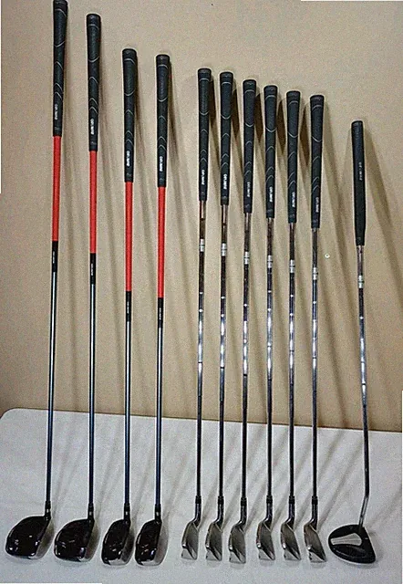 Orlimar Black Ice iron set 3, 5 Wood 3, 4 Hybrid 5-PW Putter Mens Reg RH
