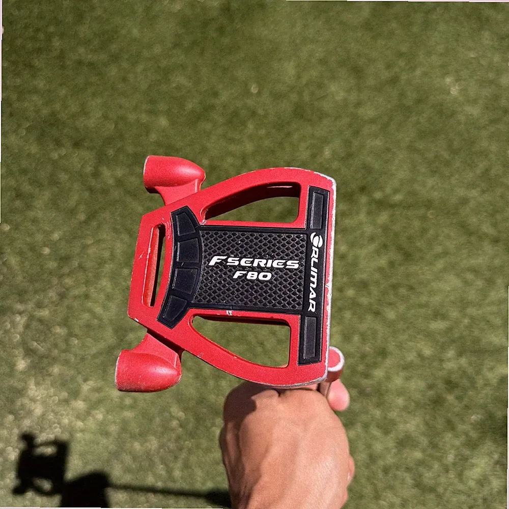 Orlimar F-Series F80 Mallet Golf Club Putter RH Ergo Gravity Grip GG3 Red 31”