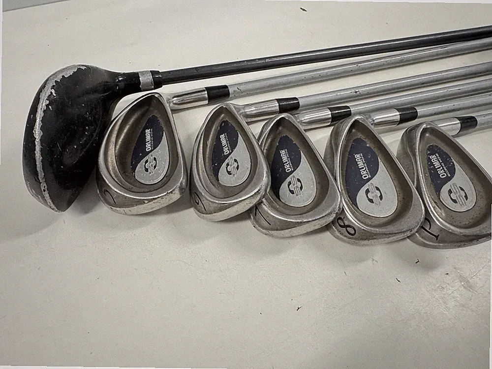 Orlimar Golf Iron Set + Top Flite Tour 5H Hybrid, 6 Clubs, Ladies/Junior Flex