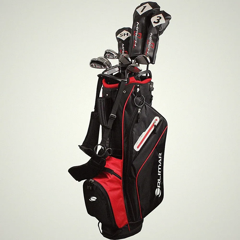 Orlimar Golf Men's Mach 1 Pro Premium Complete Club Set with Stand Bag, New