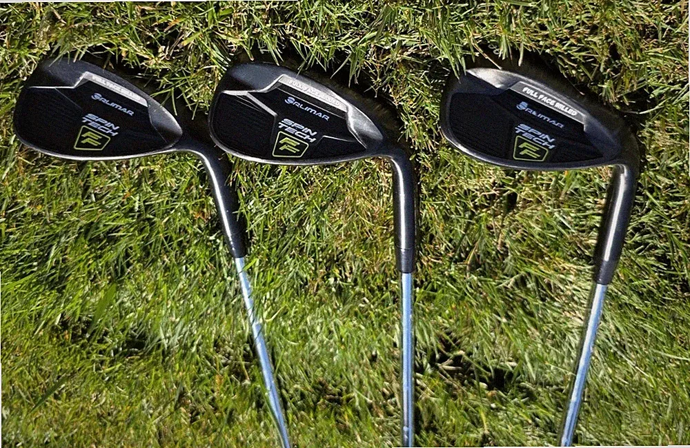 Orlimar Golf Spin Tech Full Face Milled Black Wedge Set 52*,56*,60* RH New Grips