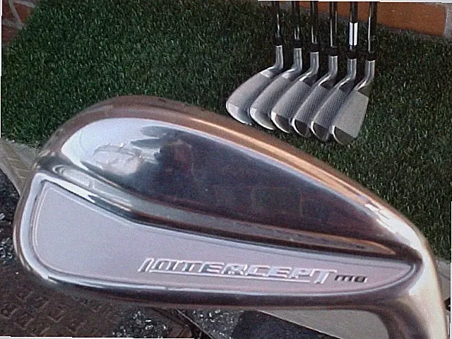 ORLIMAR Intercept MB Chrome Golf Clubs Irons Set 5 thru GW w R Flex Steel ~ VGC
