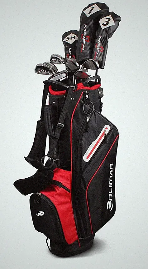 Orlimar Mach 1 Pro Men's PREMIUM Complete Golf Club Set - LH or RH - Std. or +1"