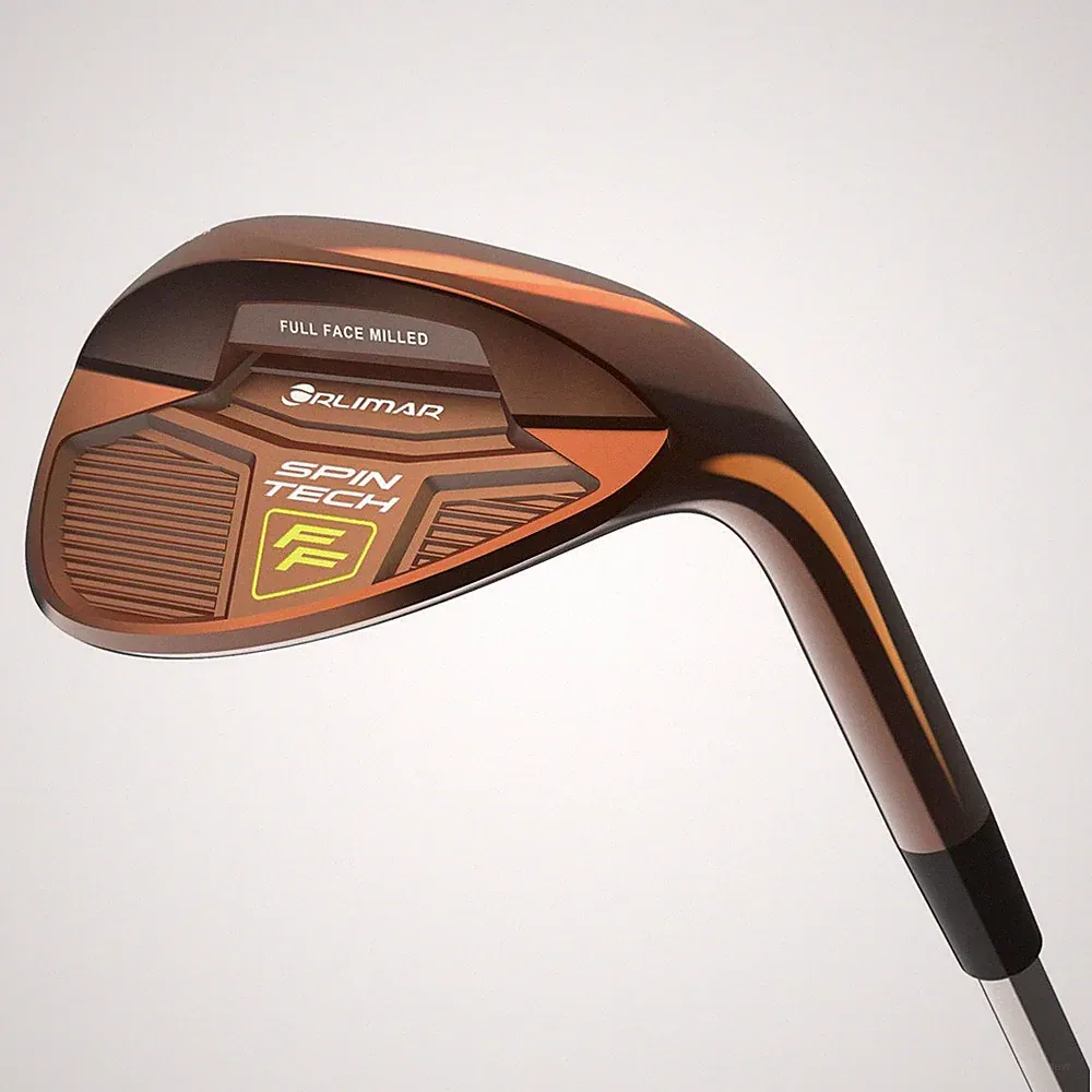 Orlimar Spin Tech Full‑Face Copper Wedge 64° Right Handed Golf Club - NEW!