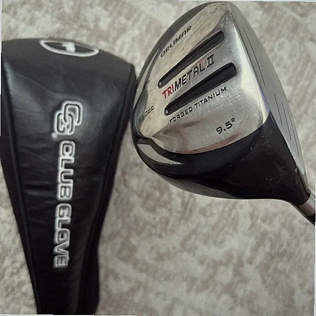 Orlimar Trimetal II Driver 9.5* 460cc Aldila Chrome Shaft Stiff Flex + Headcover