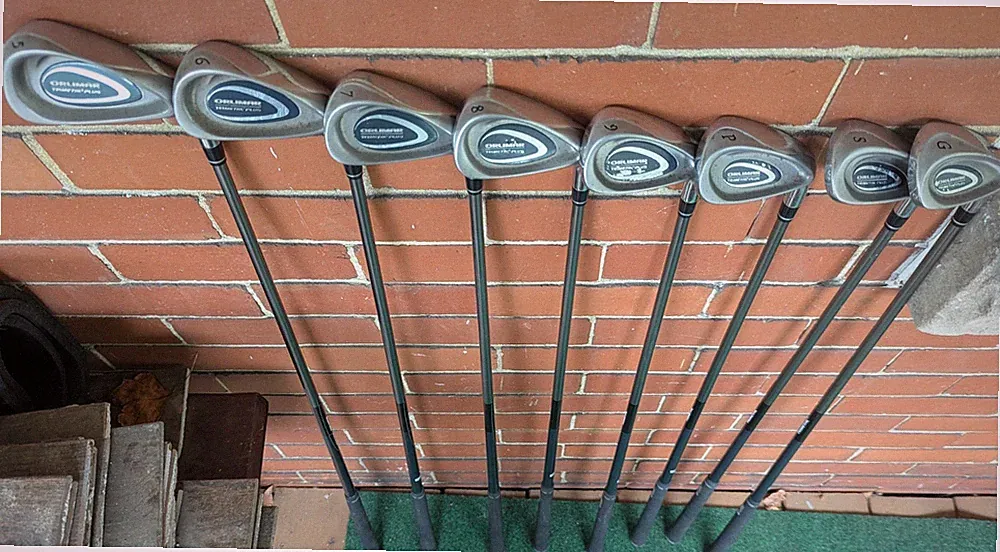 Orlimar Trimetal Plus Iron Set Of 8 Golf Club:5,6,7,8,8,P,S,G Graphite Shaft R-H