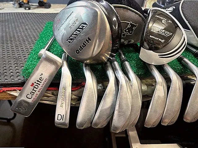 ORLIMAR TRIMETAL PLUS IRONS-4 5 6 7 8 9 SW-GW/HIPPO DRIVER-3W/CARBITE PUTTER