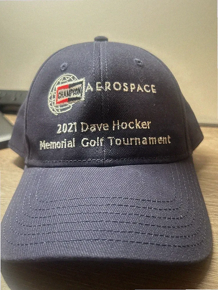 Otto Cap 2021 Dave Hocker Memorial Golf Tournament Navy Blue Baseball Hat