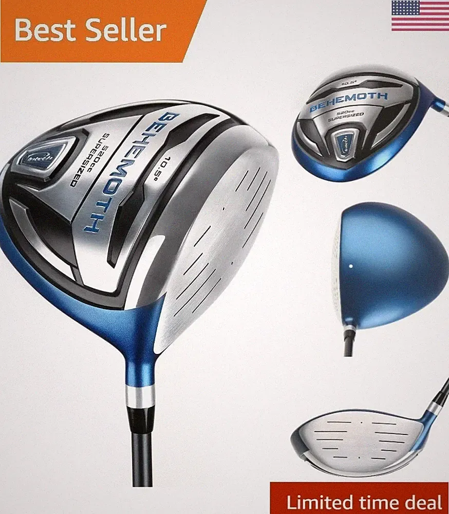 Oversized Behemoth 520cc Driver – Enhanced Sweet Spot for High-Handicap Golfers
