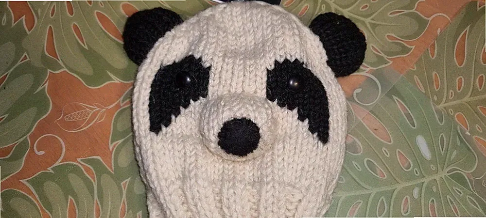 Panda Bear SUNFISH Golf Club Knit Cover for Driver NWT 16" Long